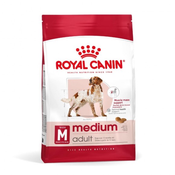 Alimento Seco Cão Médio Adulto 15 KG ROYAL CANIN Alimento Seco Cão Médio Adulto 15 KG ROYAL CANIN