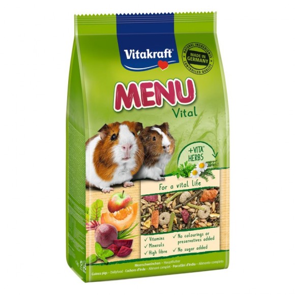 Menu Vital Cobaias 1 KG VITAKRAFT Menu Vital Cobaias 1 KG VITAKRAFT