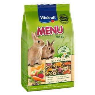 Mistura Vital Coelhos Anões 1 KG VITAKRAFT Mistura Vital Coelhos Anões 1 KG VITAKRAFT