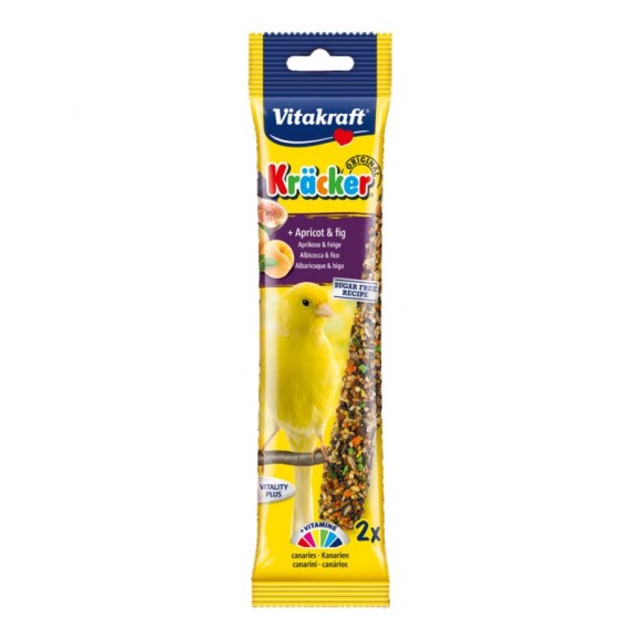 Snack P/Can�rios Barritas Fruta 2 UN VITAKRAFT