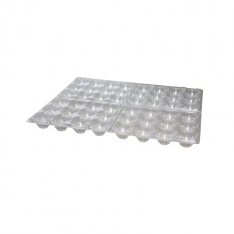 Embalagem de Pl�stico p/Ovos Codorniz