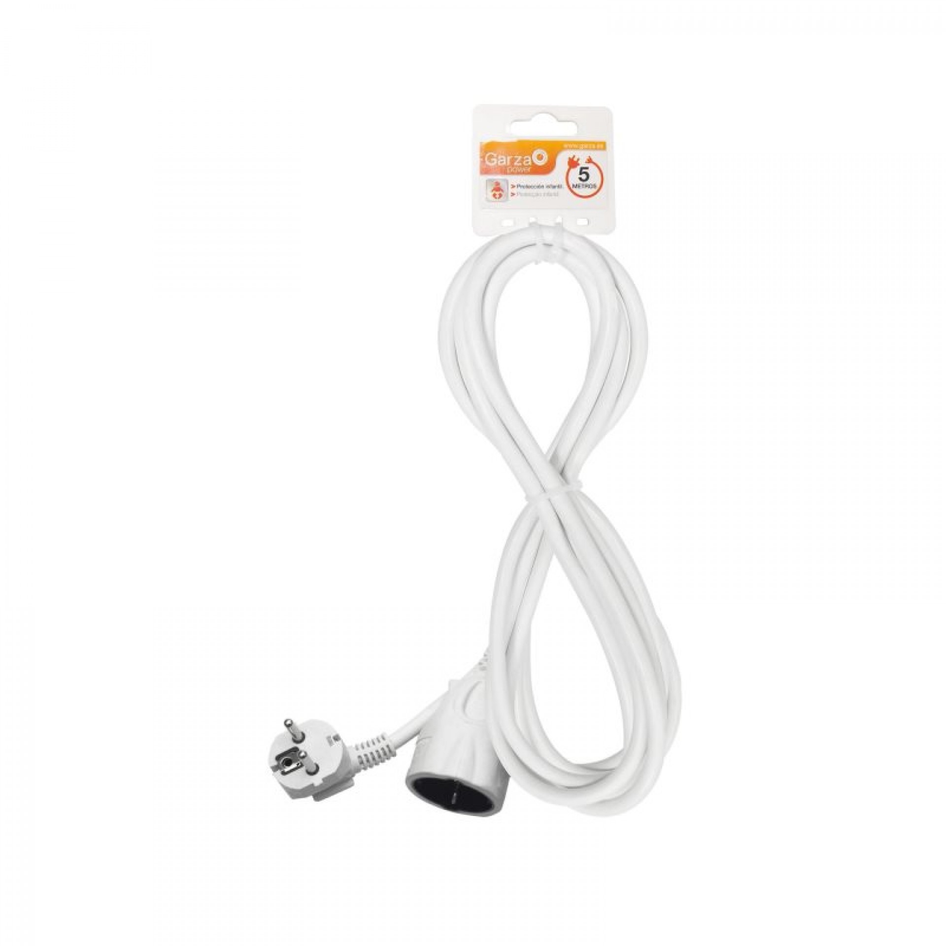 Prolongador m/f 5mt branco