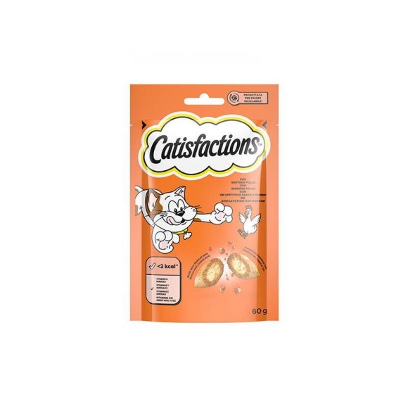 Snack Para Gato Galinha 60 G CATISFACTION Snack Para Gato Galinha 60 G CATISFACTION