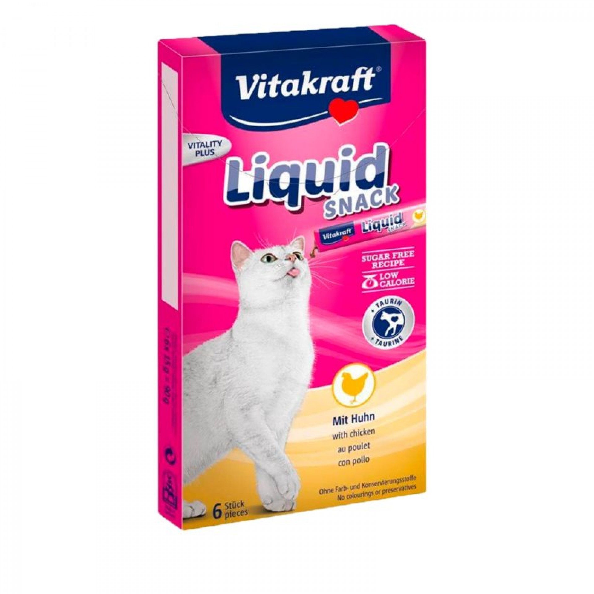 Snack Para Gato Líquido Frango Taurina VITAKRAFT
