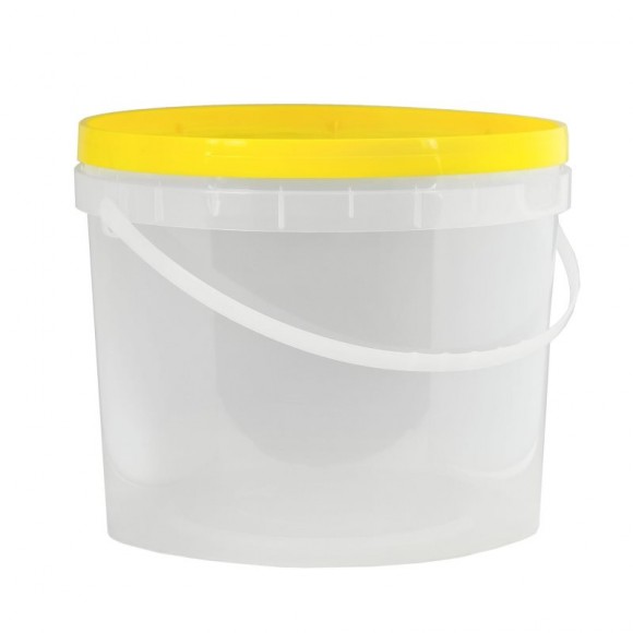 Balde ComTampa Amarelo 15 L Balde ComTampa Amarelo 15 L