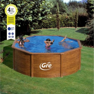 Piscina Imitar Madeira 350X120 CM GRE Piscina Imitar Madeira 350X120 CM GRE