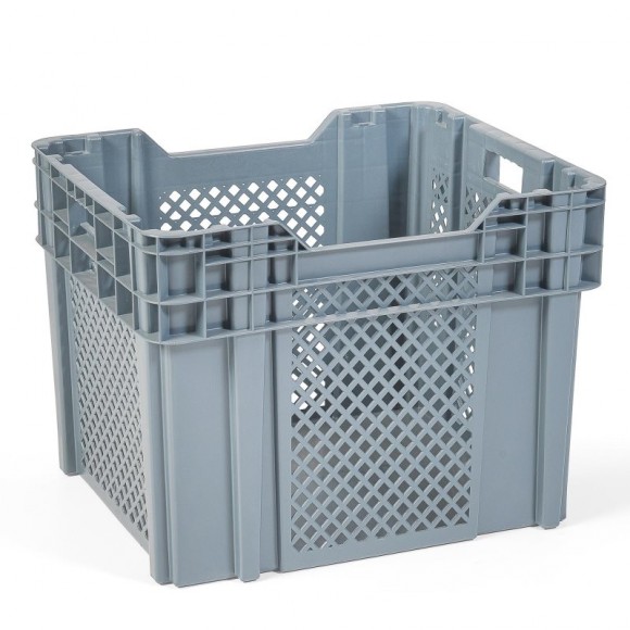 Caixa Contentora Cinza 60 X 50 X 45 CM RECIPLEX