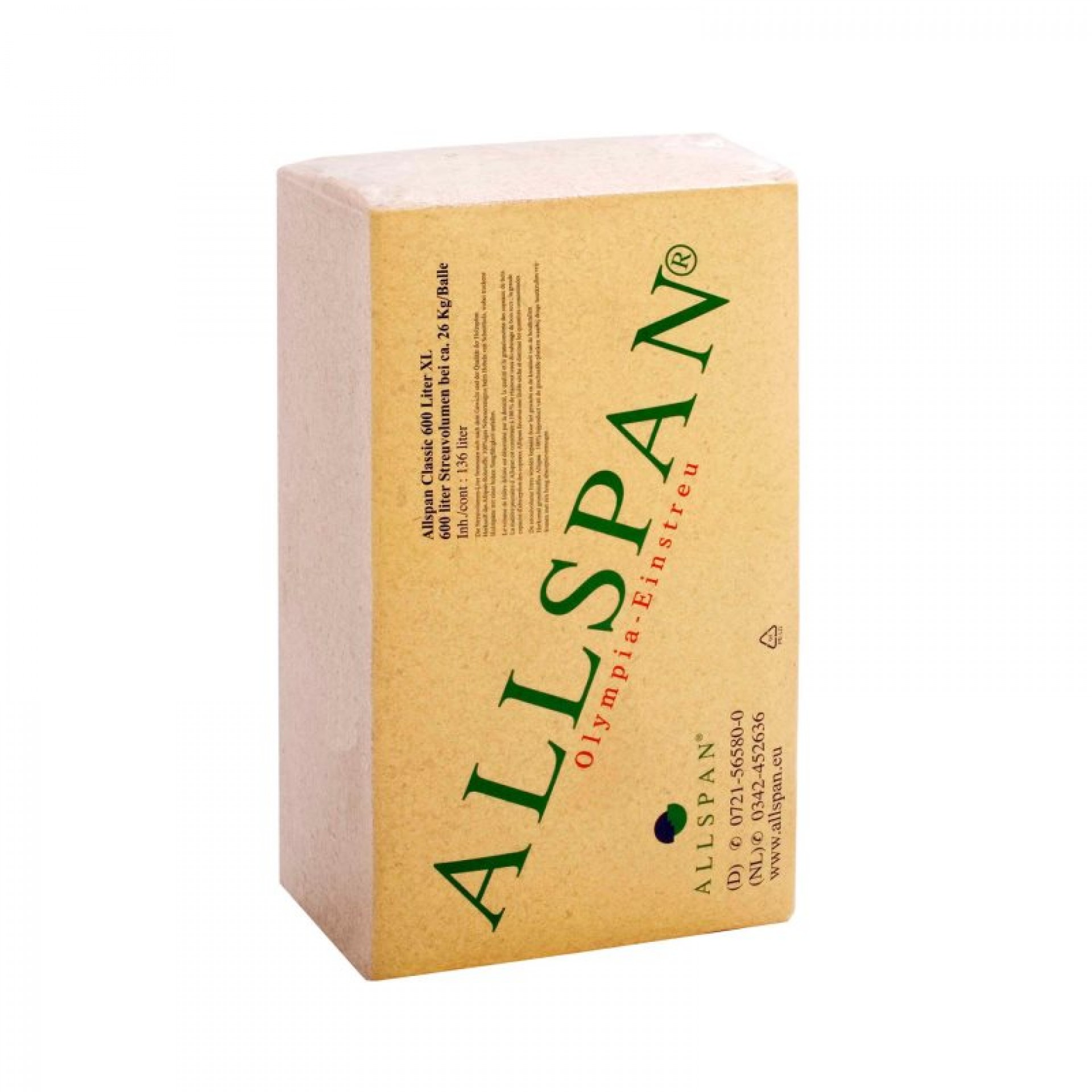 Aparas De Madeira 130 L 22 KG ALLSPAN