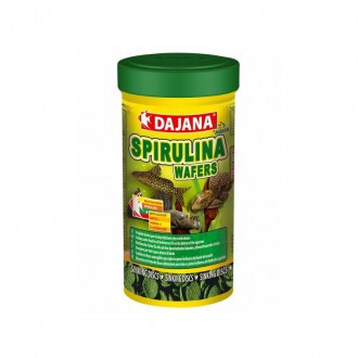 Alimento p/ Peixe Água Quente Spirulina Wafers Daj Alimento p/ Peixe Água Quente Spirulina Wafers Daj