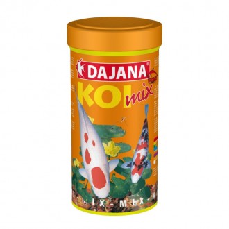 Alimento p/ Peixe Água Fria Koi Mix DAJANA 1LT Alimento p/ Peixe Água Fria Koi Mix DAJANA 1LT