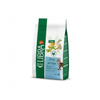 Alimento Seco Para Gatinho Frango 1,5 KG LIBRA Alimento Seco Para Gatinho Frango 1,5 KG LIBRA