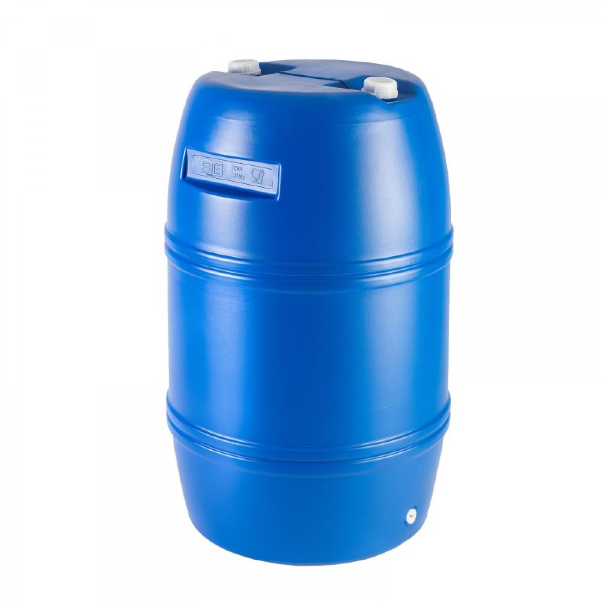 Barrica Azul Boca Estreita Com Cavidade 220 L