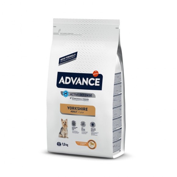 Alimento Seco Cão Adulto Yorkshire 1,5 KG ADVANCE Alimento Seco Cão Adulto Yorkshire 1,5 KG ADVANCE