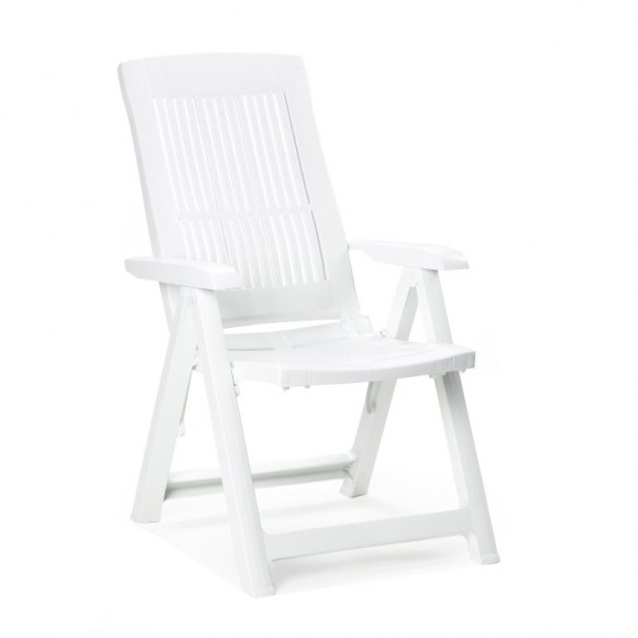 Cadeira Tampa Reclin�vel Branca PROGARDEN