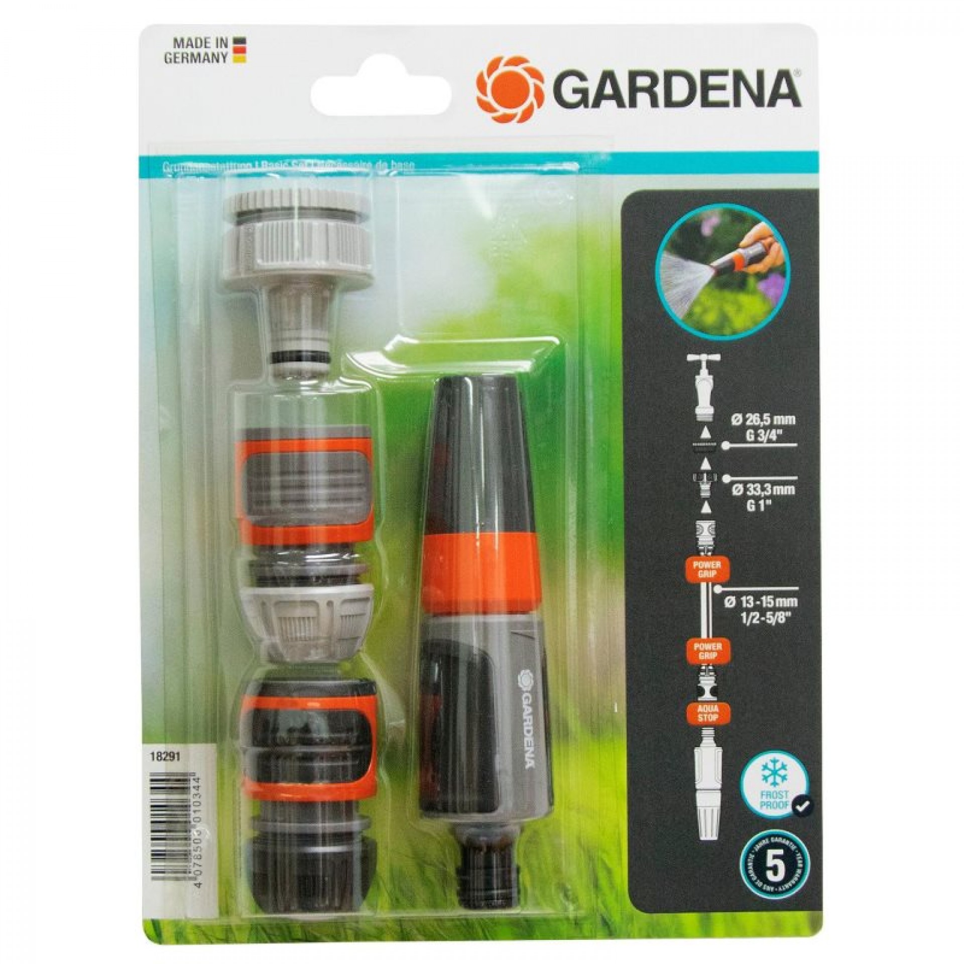 Conjunto Ligações + Agulheta 15 MMGARDENA