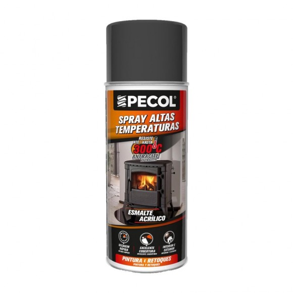 Pintura Spray Altas Temperaturas Ant PECOL 400ML