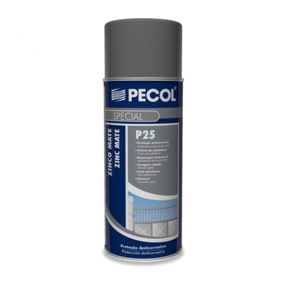 Pintura Spray Zinco Mate PECOL
