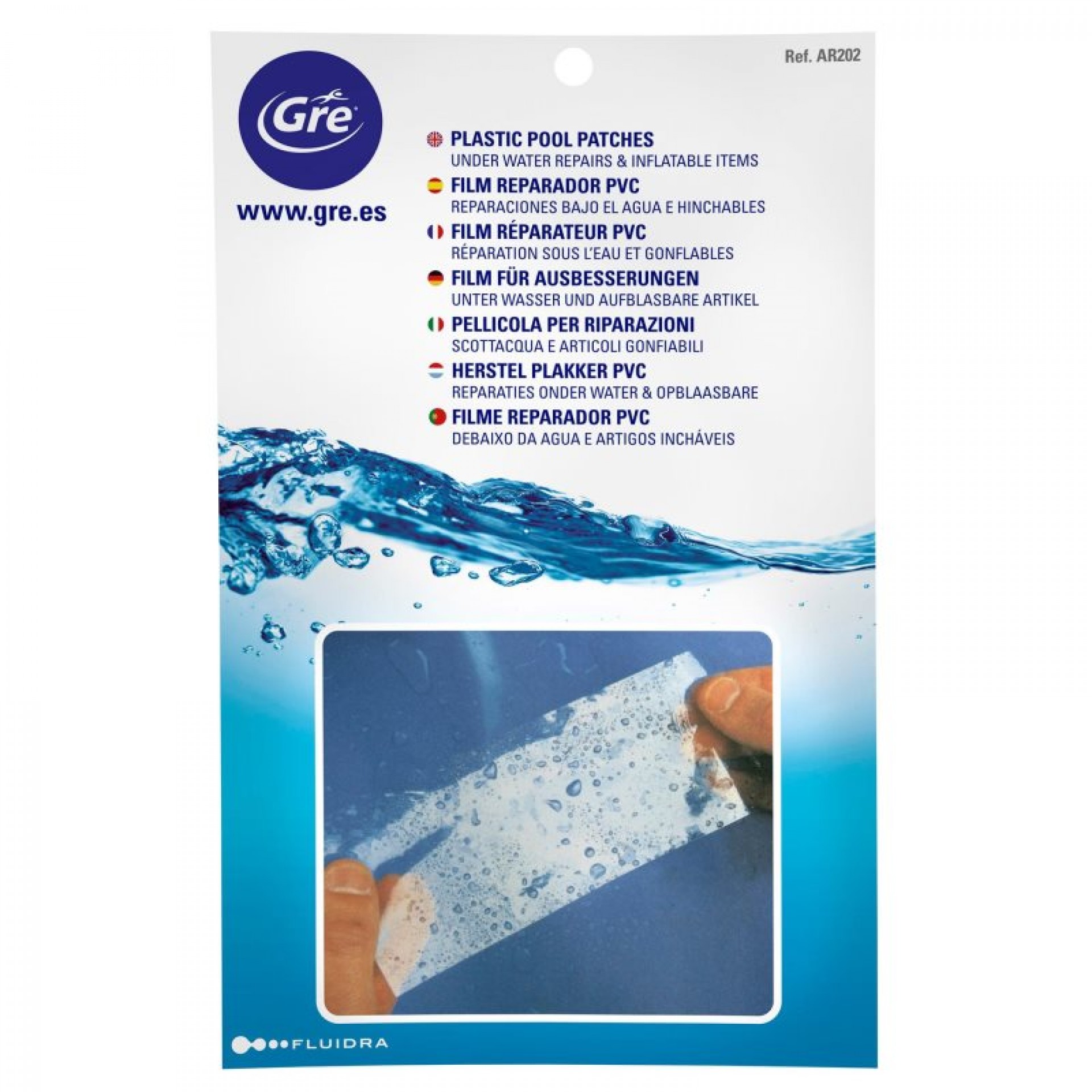 Filme Para Reparar Liner Aplicável Água GRE