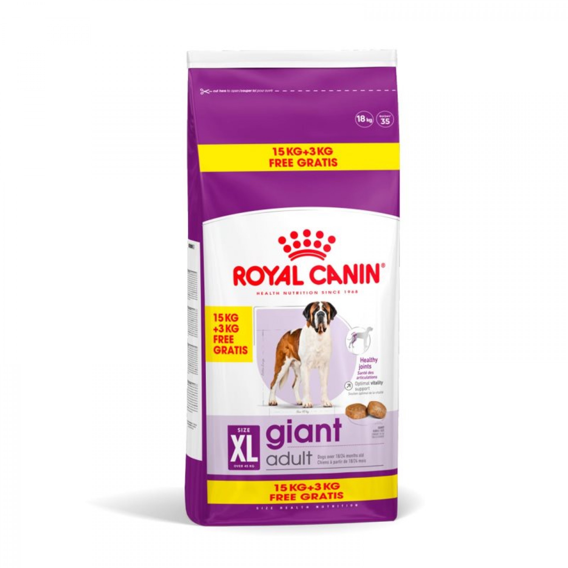 Alimento Seco Cão Gigante Adulto 18 KG ROYAL CANIN