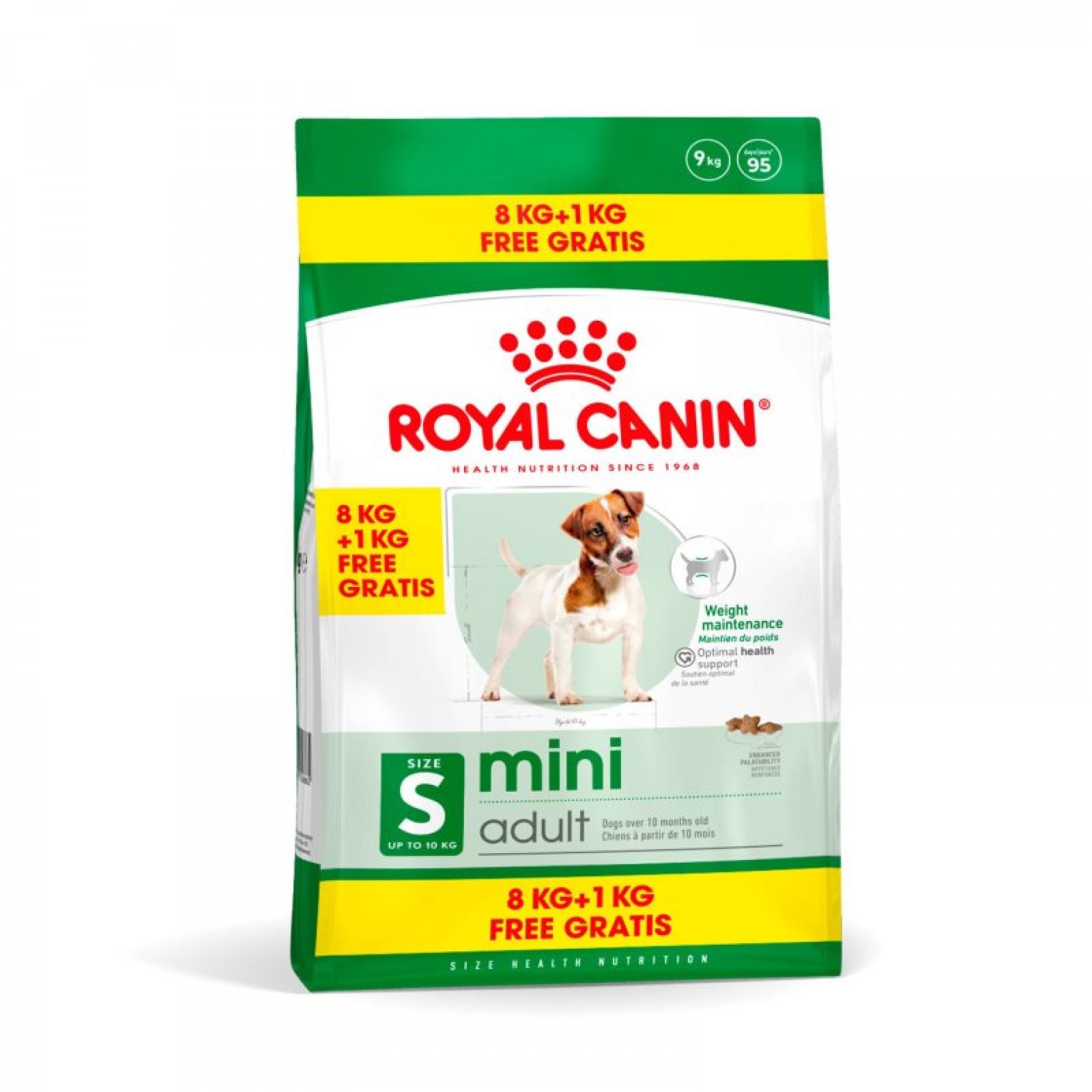 Alimento Seco Cão Mini Adulto 8+ 1 KG ROYAL CANIN