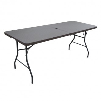 MESA RATTAN DOBR�VEL 182X74X74 CM