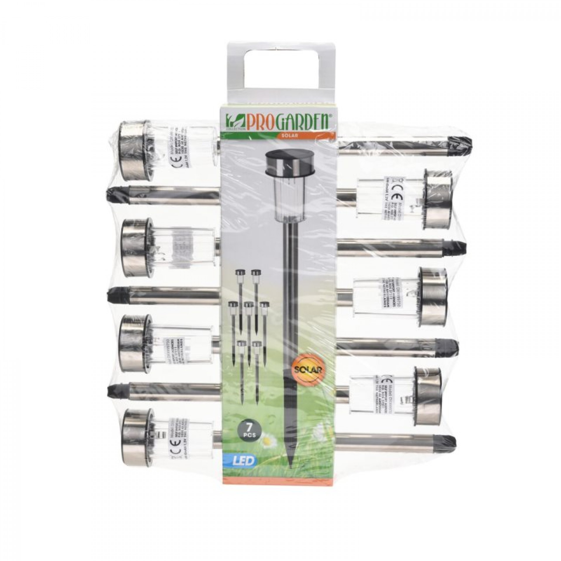 Estaca Solar Inox 33 CM 7 UN PROGARDEN