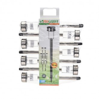 Estaca Solar Inox 33 CM 7 UN PROGARDEN