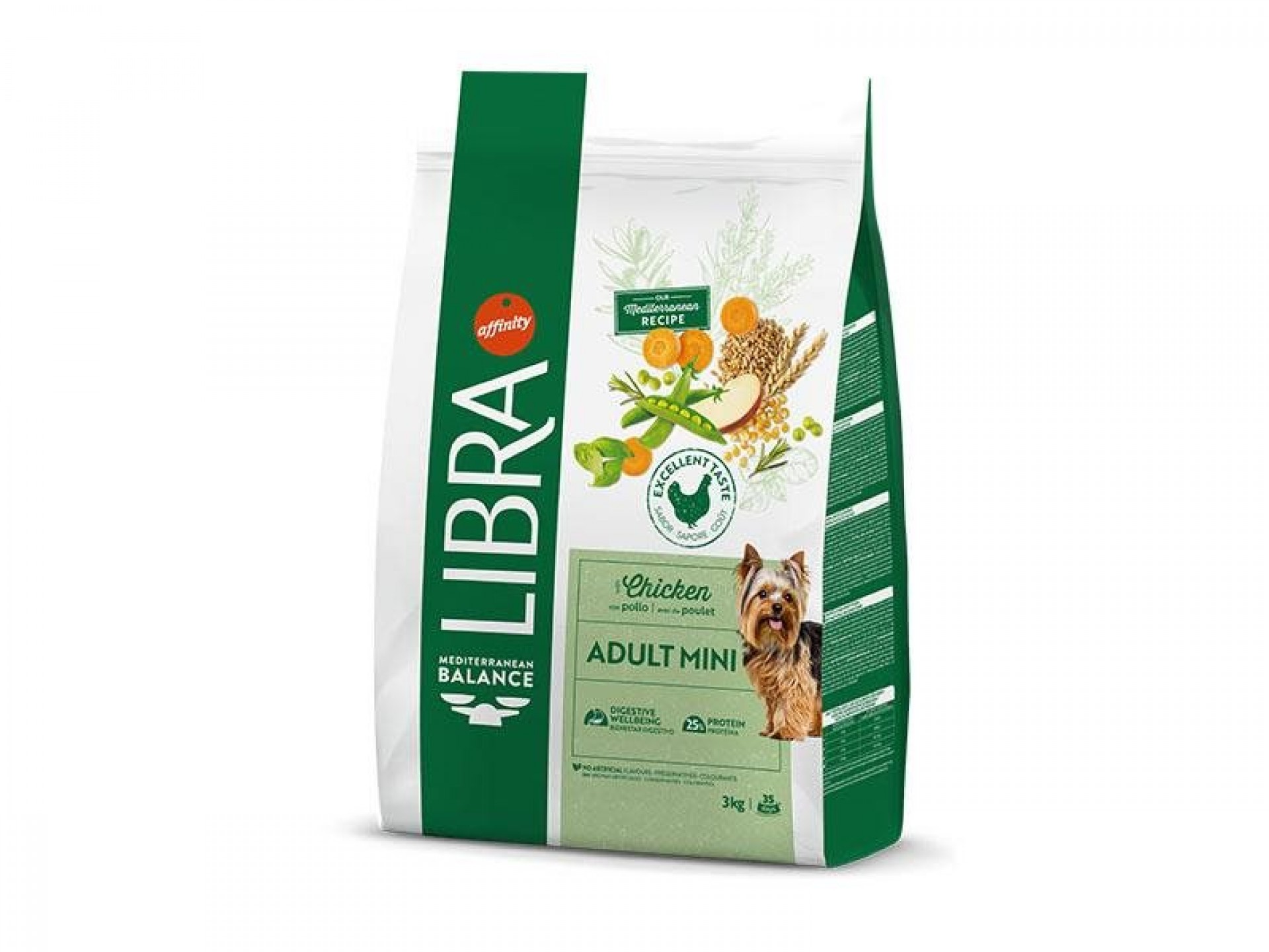 Alimento Seco Cão Adulto Mini Frango 3 KG LIBRA