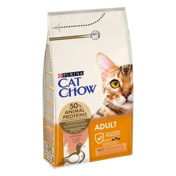 Alimento Seco Para Gato Pato 1,5 KG CATCHOW Alimento Seco Para Gato Pato 1,5 KG CATCHOW