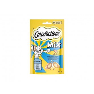 Snack Para Gato Salmão/Queijo 60 G CATISFACTION Snack Para Gato Salmão/Queijo 60 G CATISFACTION
