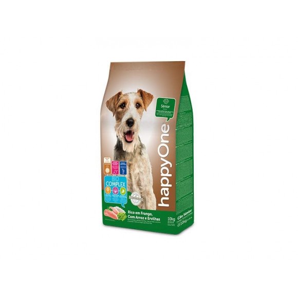 Alimento Seco Para Cão Sénior 10 KG HAPPY ONE Alimento Seco Para Cão Sénior 10 KG HAPPY ONE