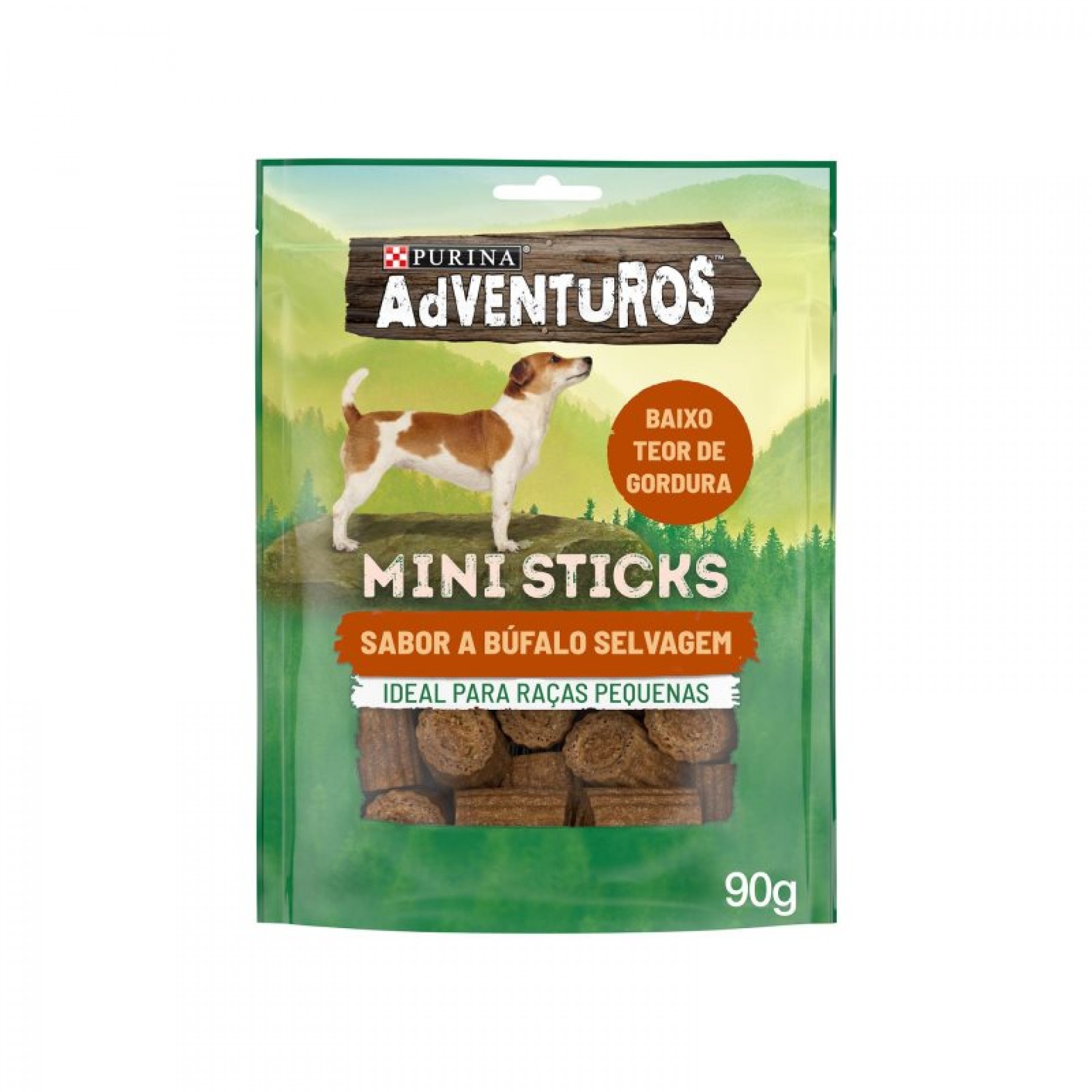Snack Para Cão Mini Stick Búfalo 90 G ADVENTUROS