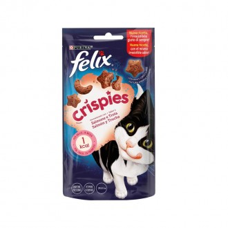 SNACK PARA GATO ADULTO CRISPIES SALMÃO/TRUTA 45 G SNACK PARA GATO ADULTO CRISPIES SALMÃO/TRUTA 45 G