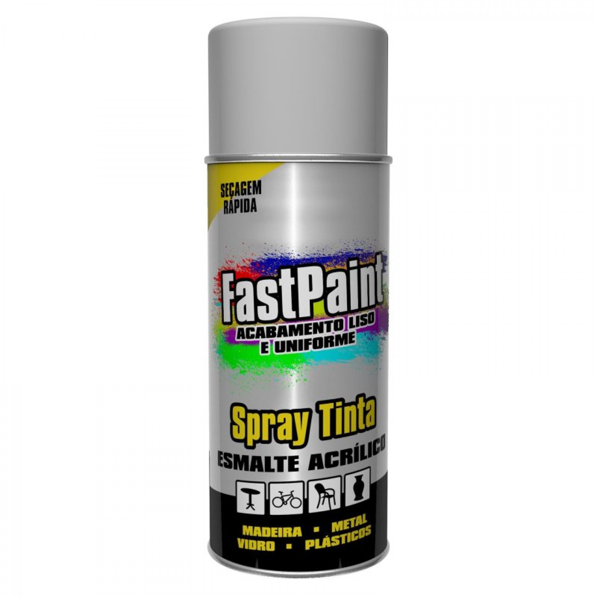 Spray de Pintura Aluminio 400ML FASTPAINT
