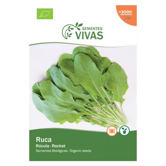 Rúcula Ruca 3 G SEMENTES VIVAS Rúcula Ruca 3 G SEMENTES VIVAS