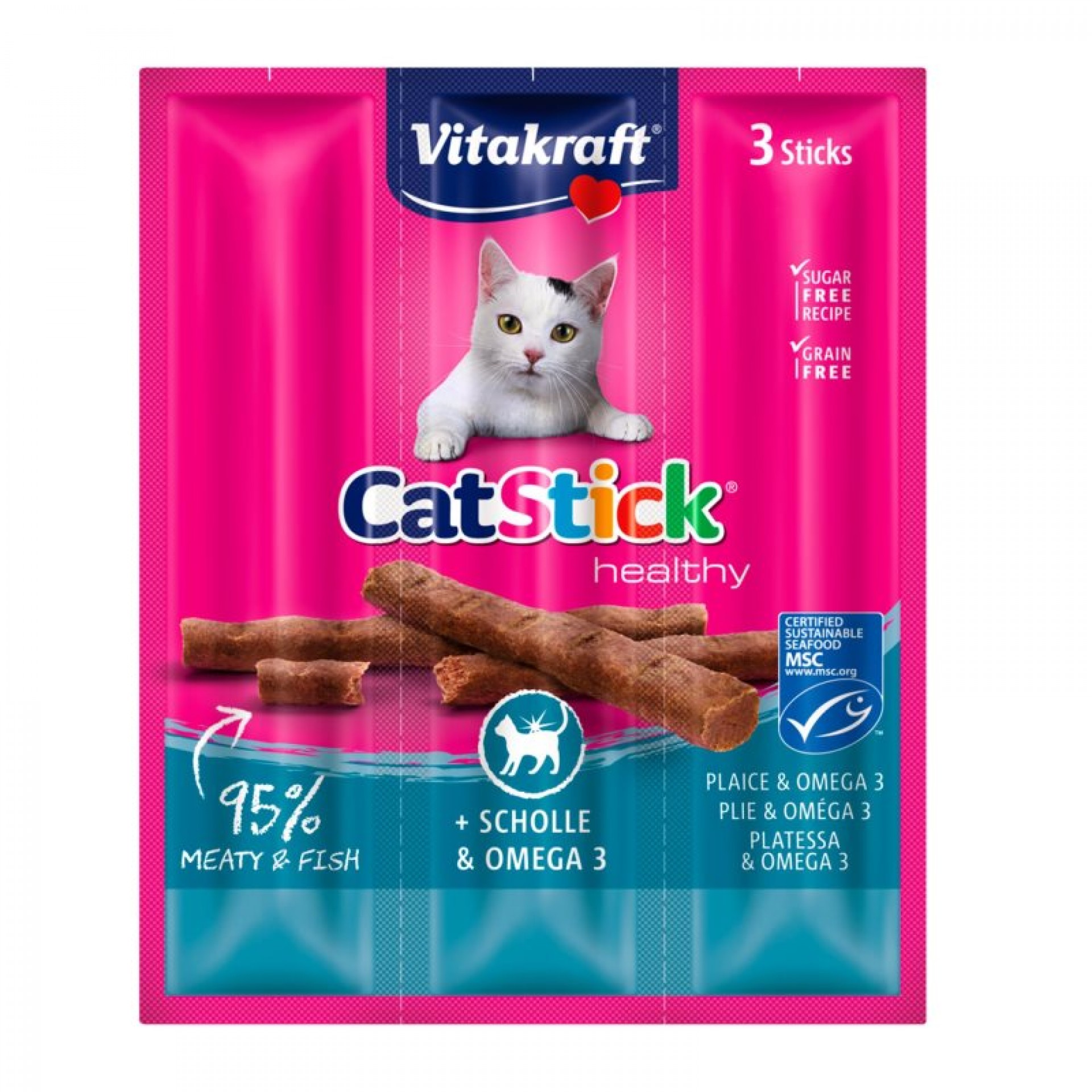 Snack Para Gato Stick Peix E Omeg 3 18 G VITAKRAFT