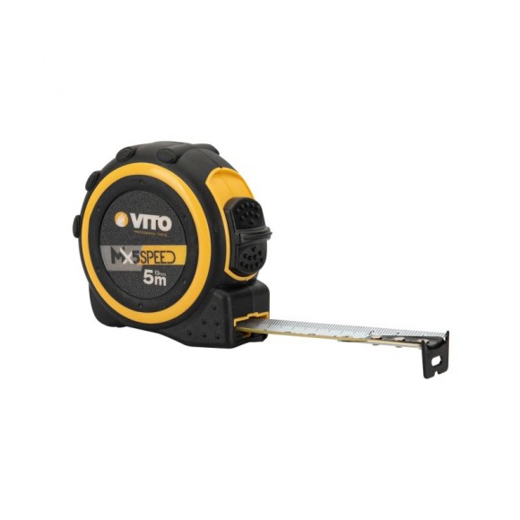 Fita Métrica Cromada 5 MX19 MM VITO Fita Métrica Cromada 5 MX19 MM VITO