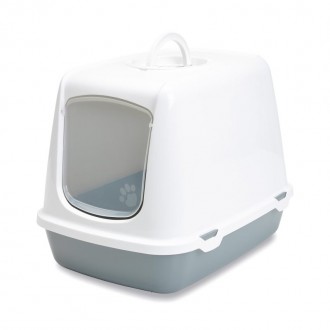Wc Para Gato �scar Cinza 50X37X39 CM SAVIC