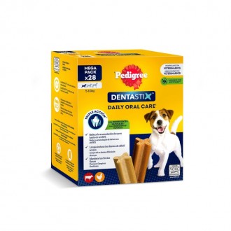 Snack Cão Pequeno Sticks Dentastix 28 UN PEDIGREE Snack Cão Pequeno Sticks Dentastix 28 UN PEDIGREE