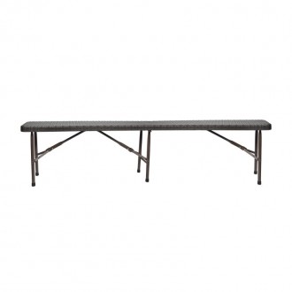 BANCO RATTAN DOBRÁVEL 183X28X43 CM BANCO RATTAN DOBRÁVEL 183X28X43 CM