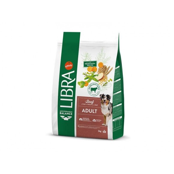 Alimento Seco Para Cão Adulto Vaca 3 KG LIBRA Alimento Seco Para Cão Adulto Vaca 3 KG LIBRA