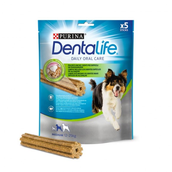 Snack Dental Para C�o M�dio 115 G DENTAL LIFE