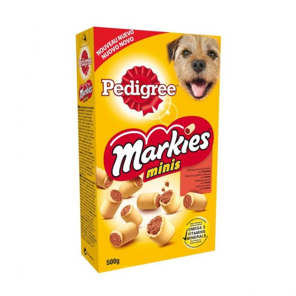 Snack Para Cão Mini Markies 500 G PEDIGREE Snack Para Cão Mini Markies 500 G PEDIGREE