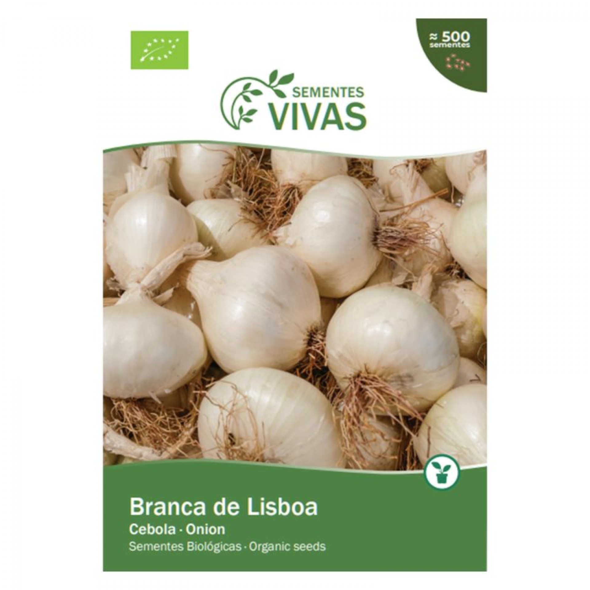 Cebola Branca De Lisboa 1 G SEMENTES VIVAS