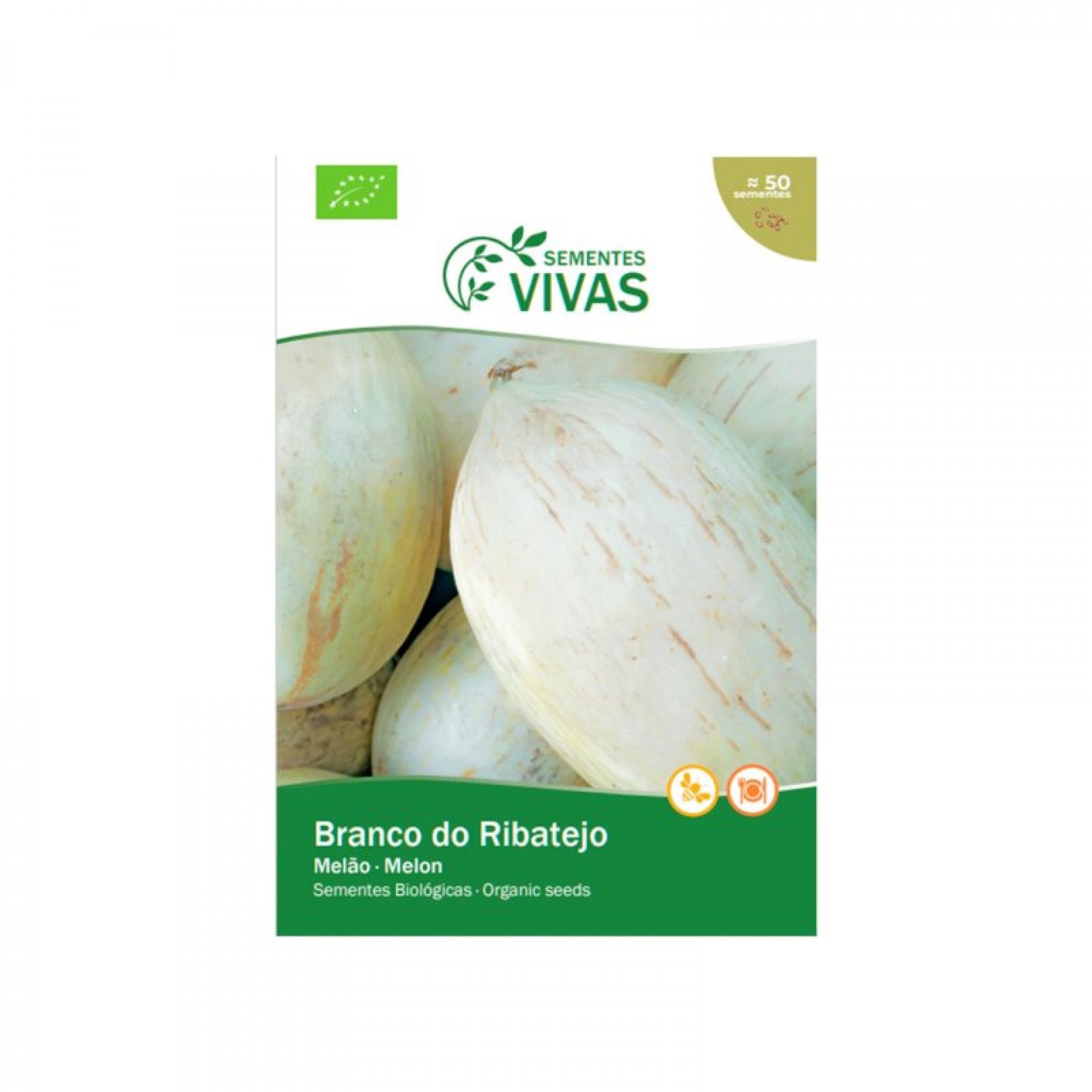 Melão Branco do Ribatejo 3 G SEMENTES VIVAS