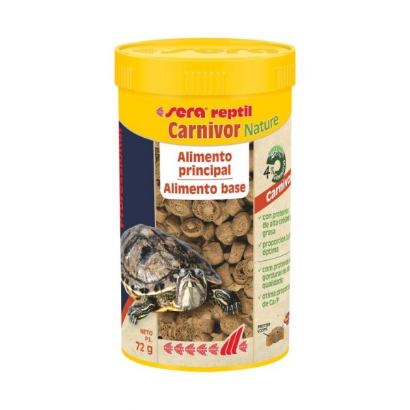 Al Repteis Carnívoros Granulado Prof 250 ML SERA Al Repteis Carnívoros Granulado Prof 250 ML SERA