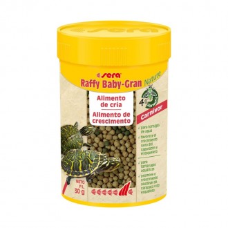 Alimento P/Tartaruga Granu Raffy Baby 100 ML SERA Alimento P/Tartaruga Granu Raffy Baby 100 ML SERA