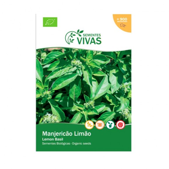 Manjericão limão 1 G SEMENTES VIVAS Manjericão limão 1 G SEMENTES VIVAS