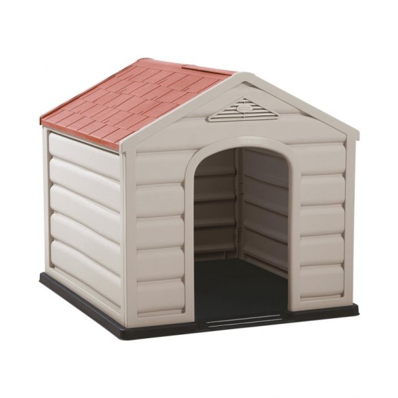 Casota De Cão Plástico Rectangular 92X90X89 CM RIMAX Casota De Cão Plástico Rectangular 92X90X89 CM RIMAX