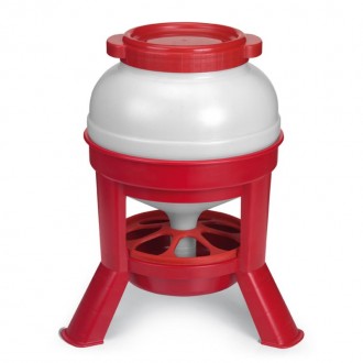 Comedouro de  Pl�stico c/Silo p/Aves 20LT GAUN